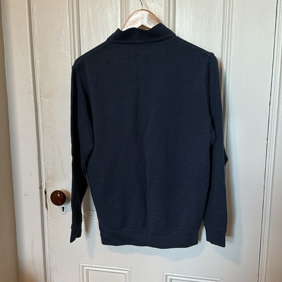 PETER MILLAR Men’s Navy and Gray Quarter Zip Size Small EUC - Picture 5 of 6